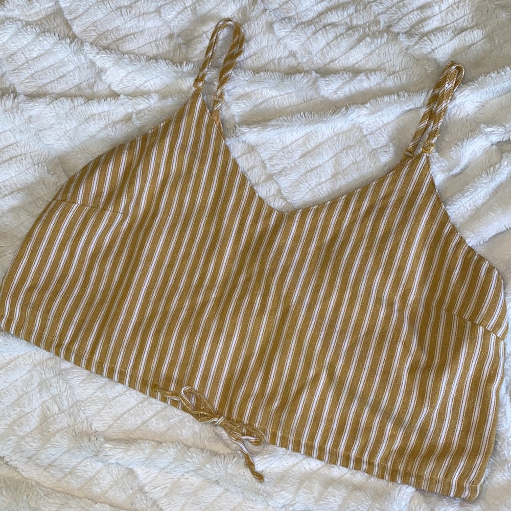 Mustard Crop Top